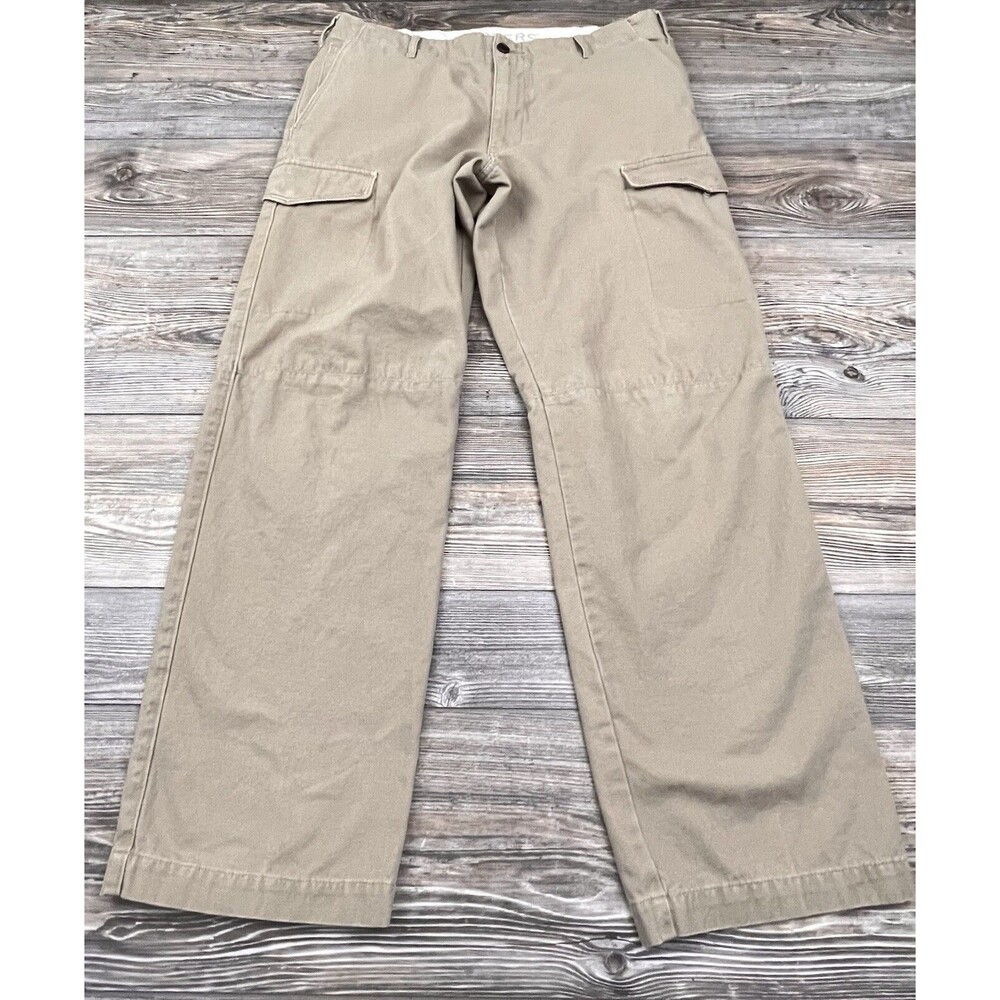 Dockers Men's Khaki Cargo D2 Straight Fit 34x32 (Actual 35x31) Gorpcore Hiking